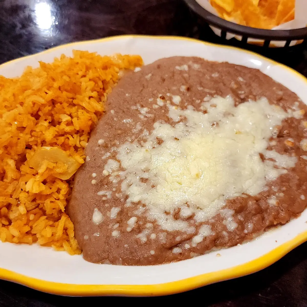 Burrito Rice & Refried Beans