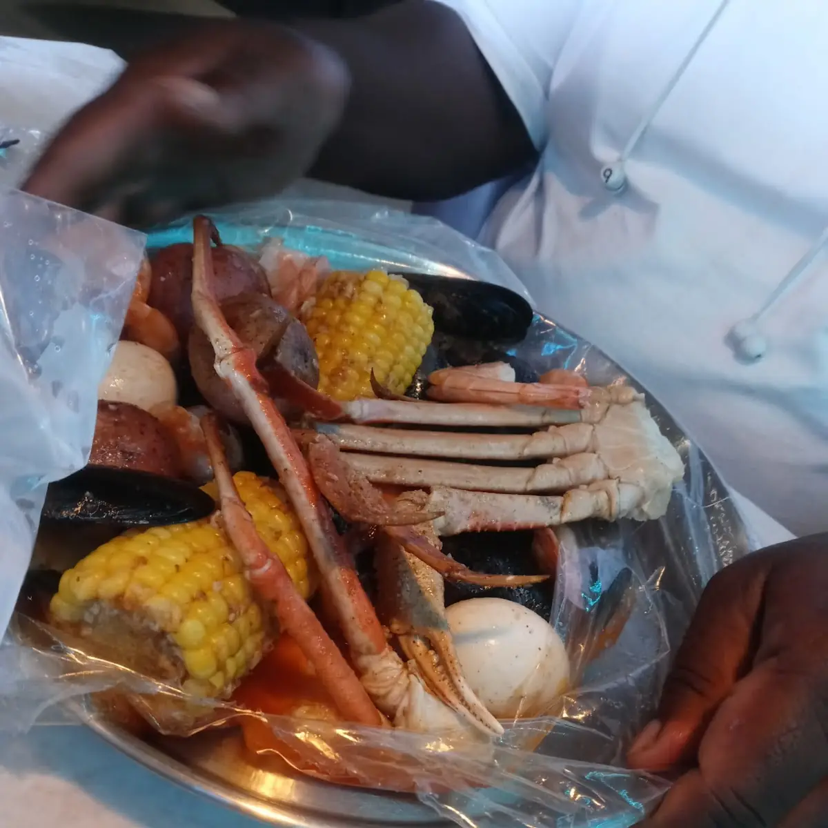 Crab Boiled Shrimp