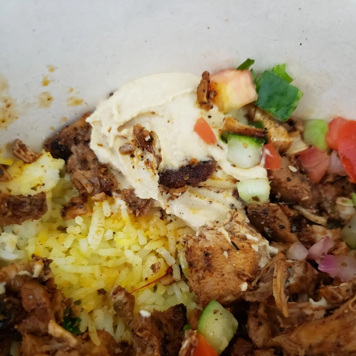 Grilled Chicken Platter with Rice