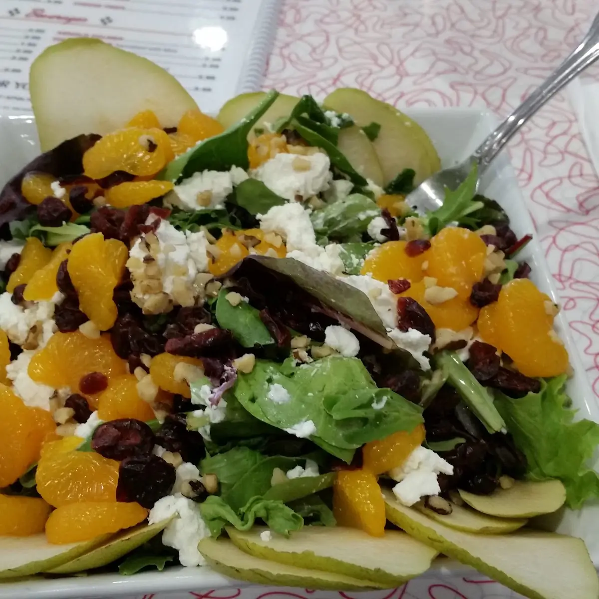 Mixed Fruit Spinach Salad