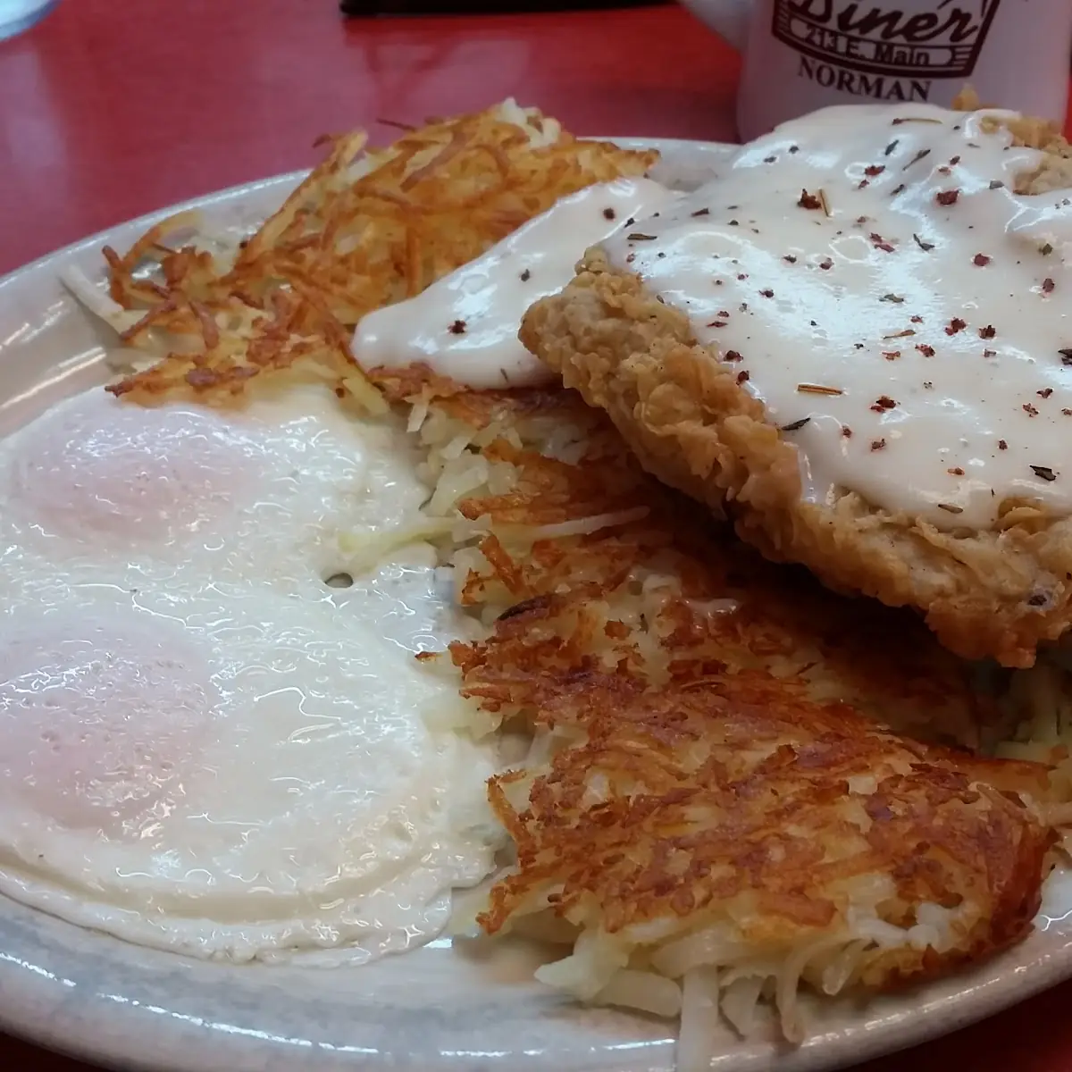 Chicken Fried Chicken and Eggs