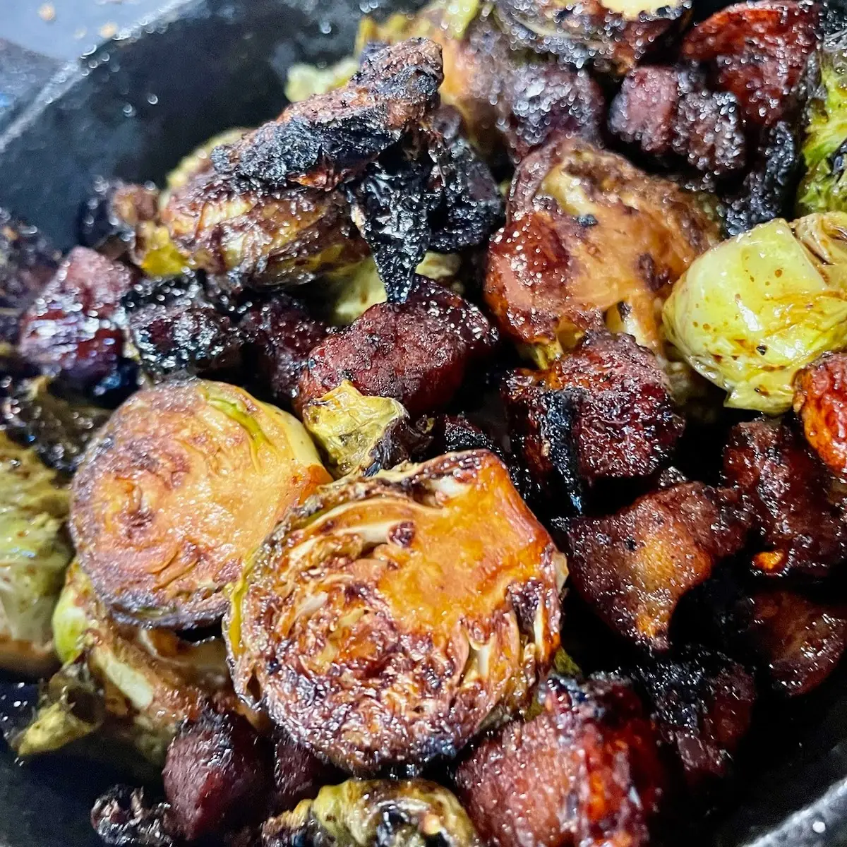 Crispy Pork Belly Brussels