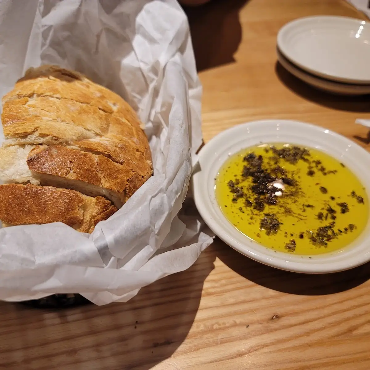 New Bread and Dipping Sauce Trio