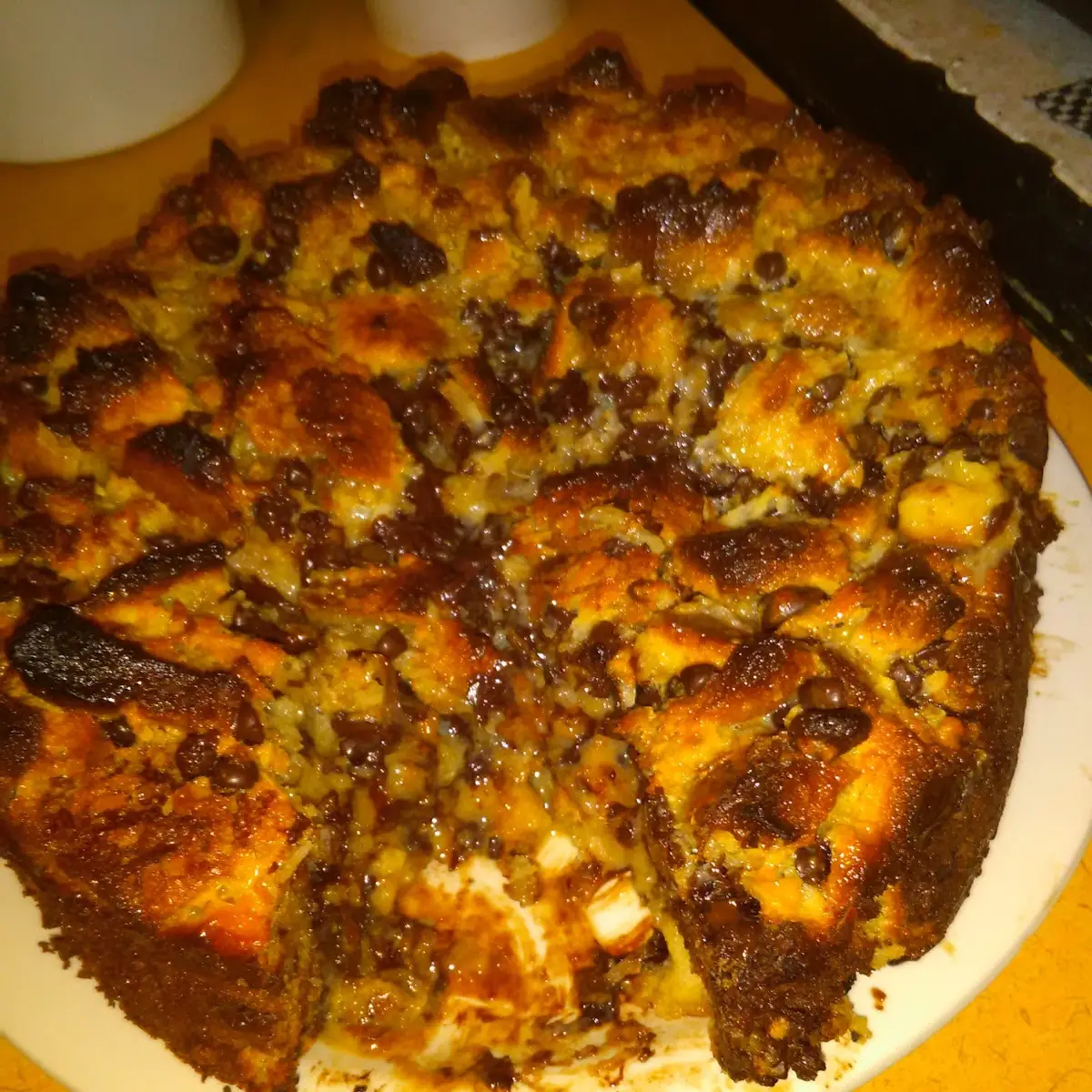 Almond Joy Bread Pudding