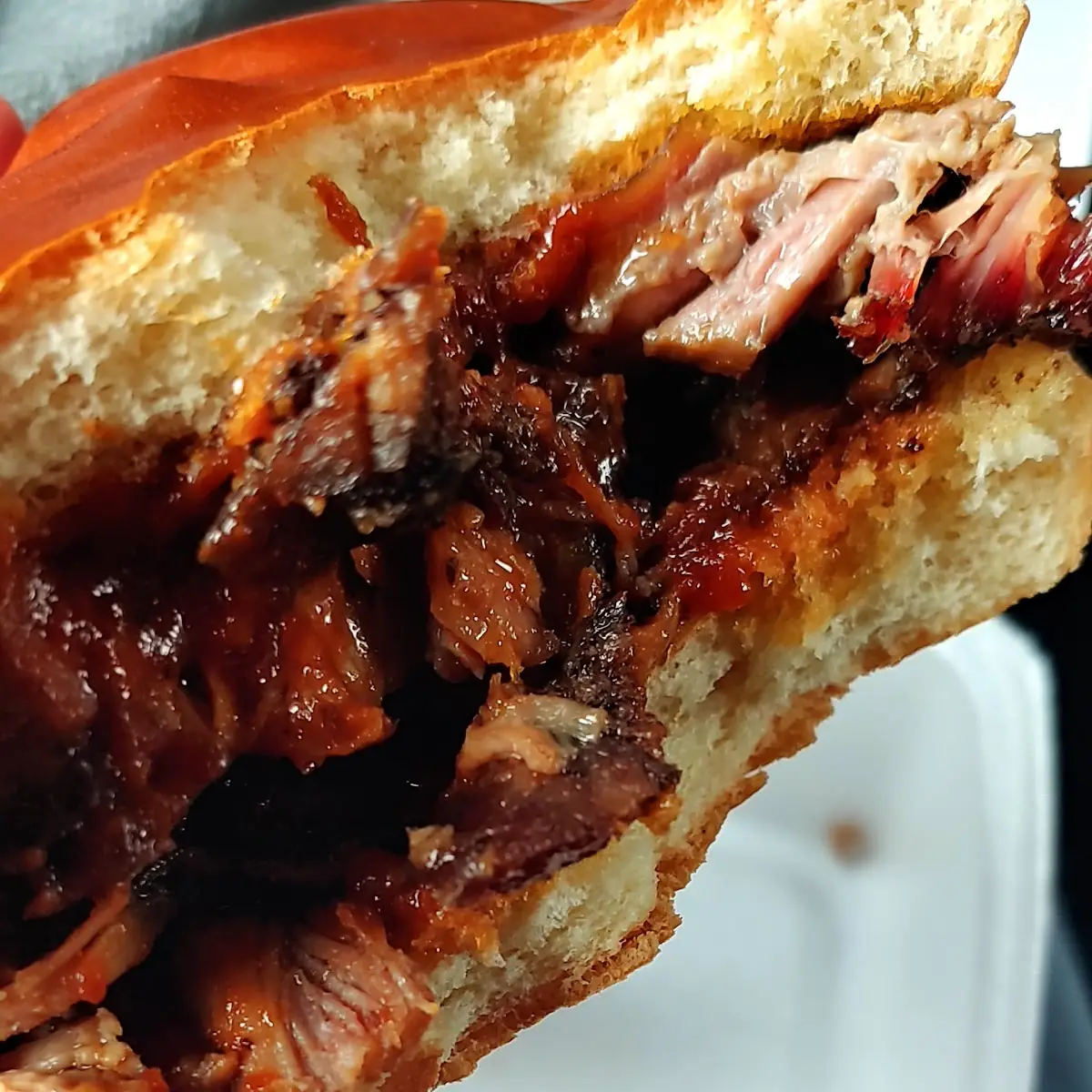 Chopped Brisket Sandwich