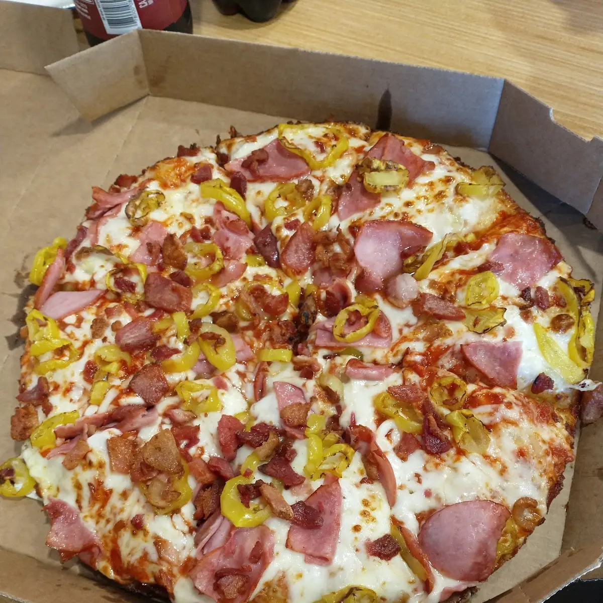 Pan Ham Bacon Banana Peppers