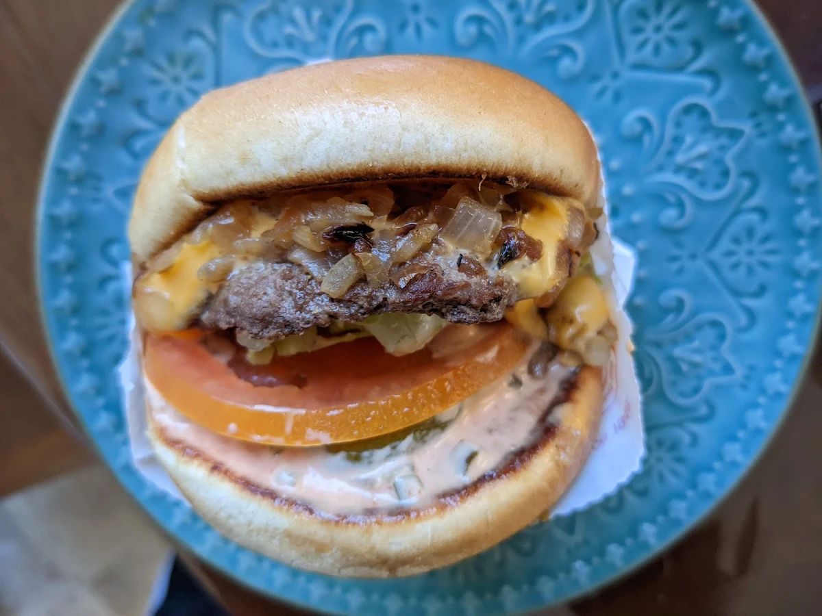 Animal Style Cheese Burger