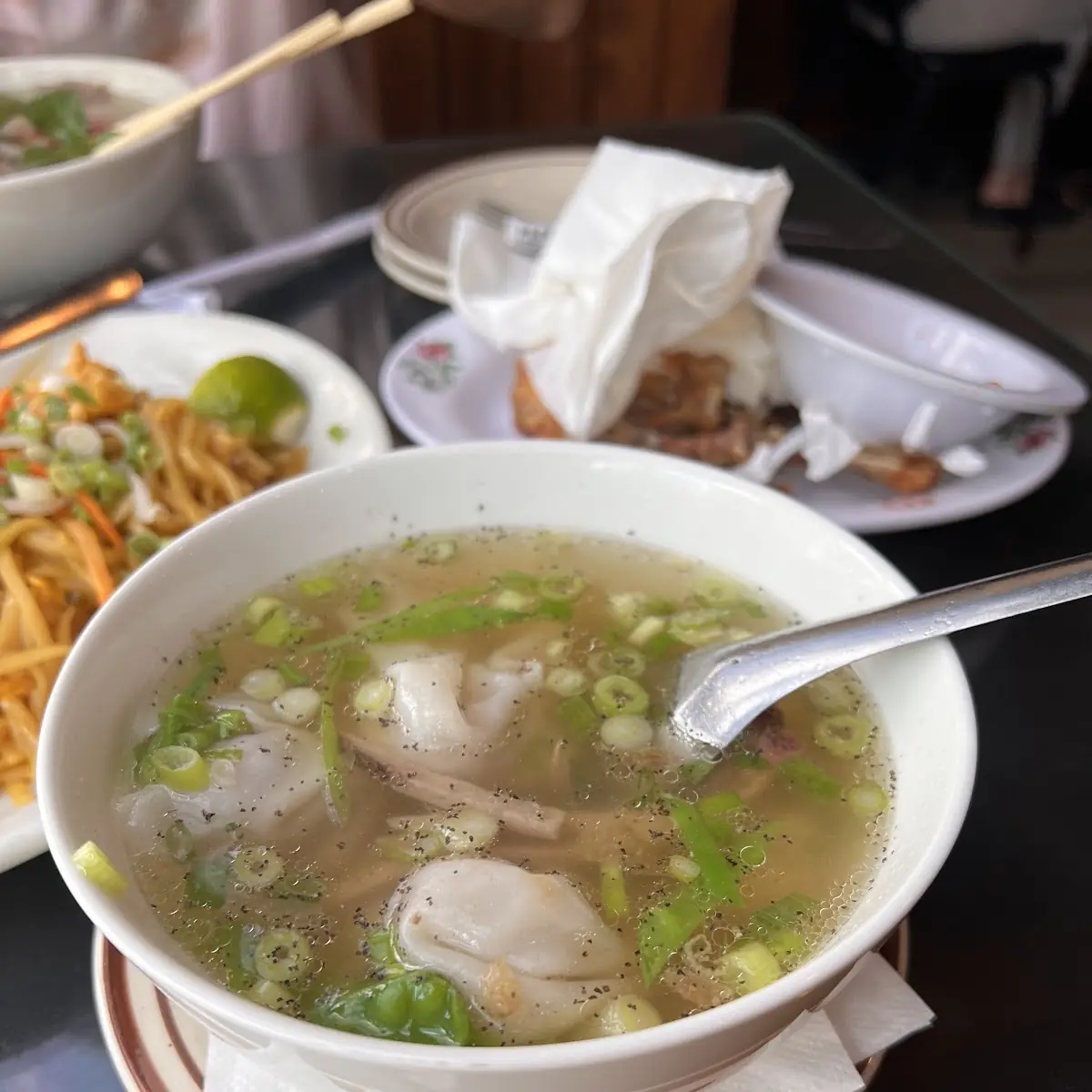 Wonton Pork Dumplings Soup