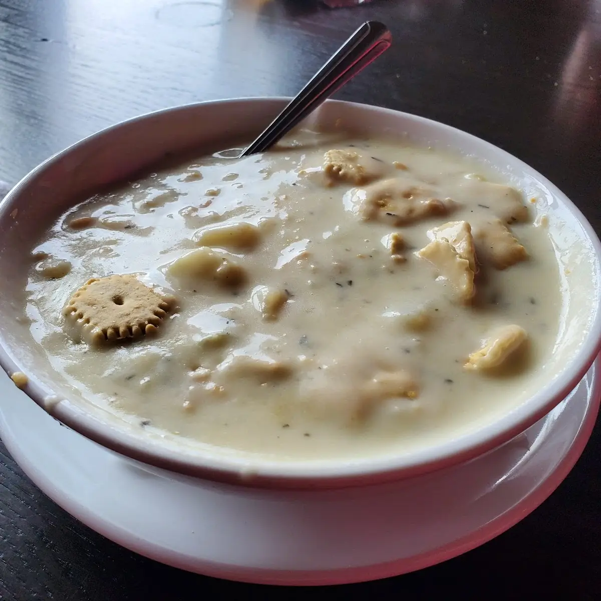 New England Clam Chowder with Roasted Vegetables
