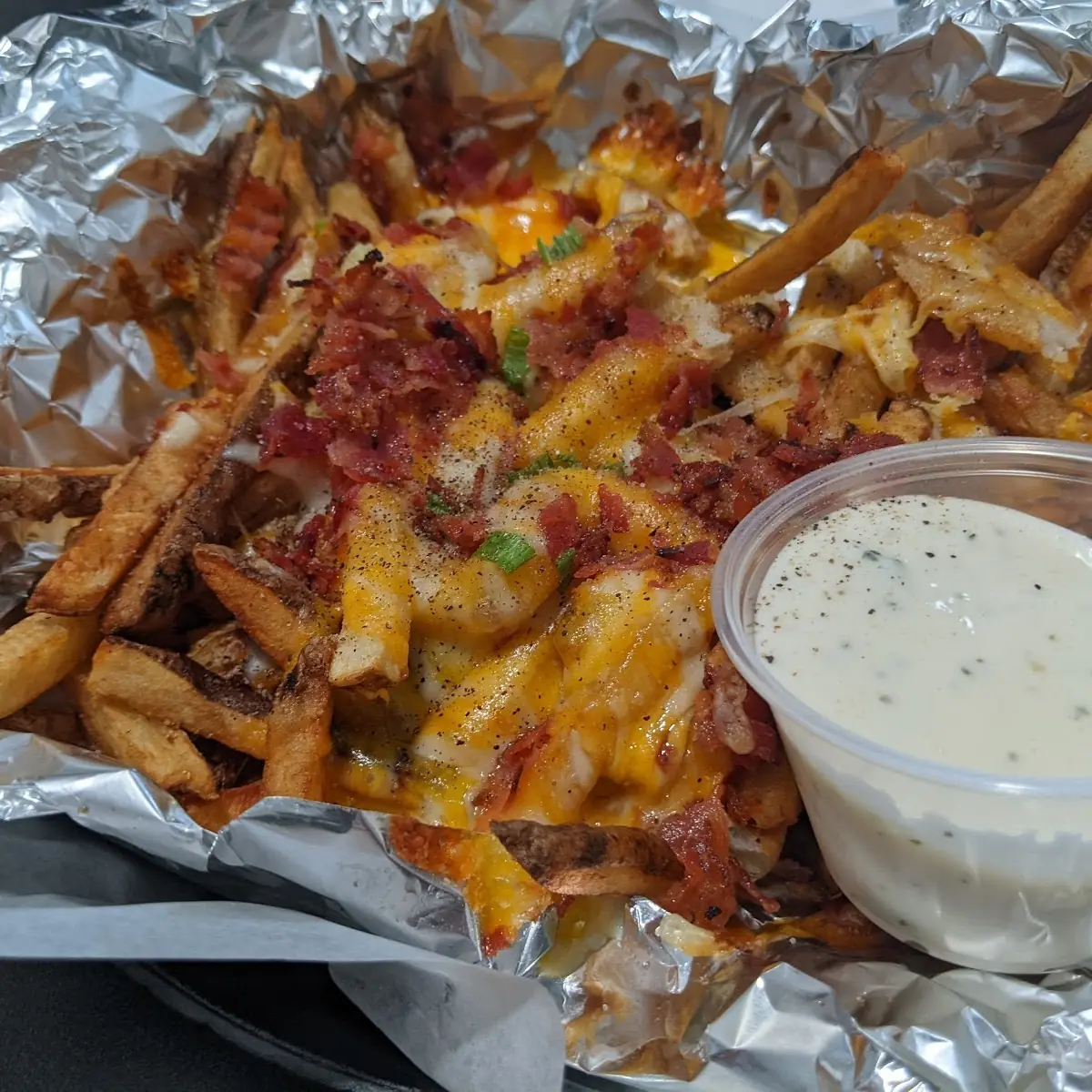 Cheese Fries with Bacon