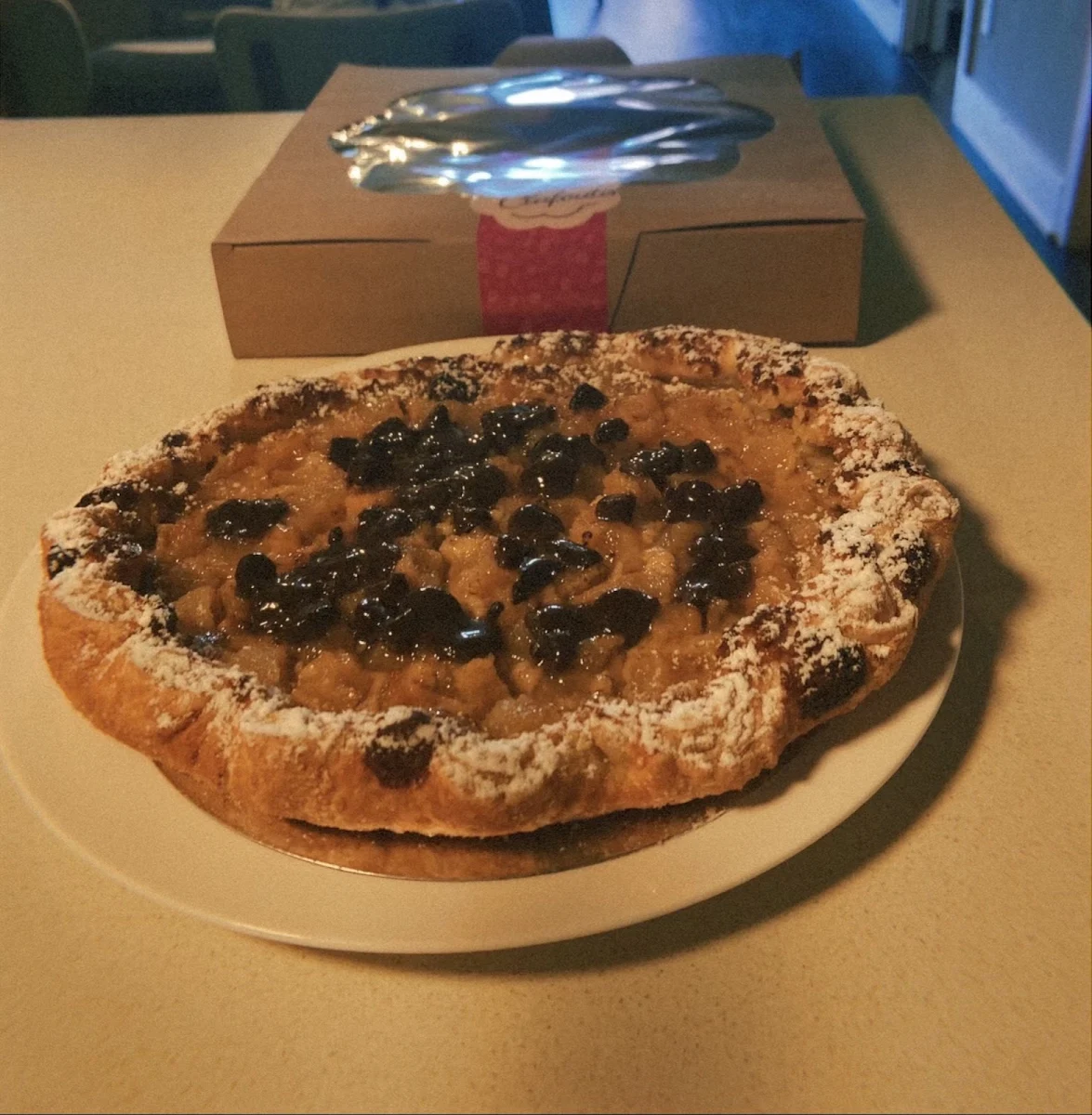 Chocolate Pear Pie