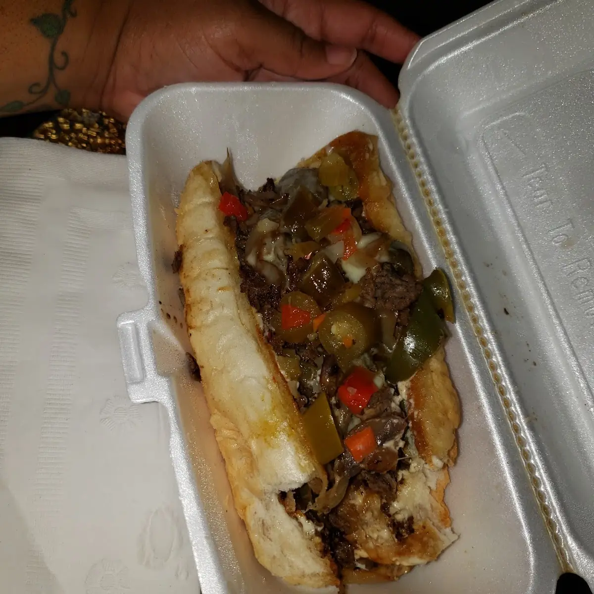 Flippin Philly Cheesesteak