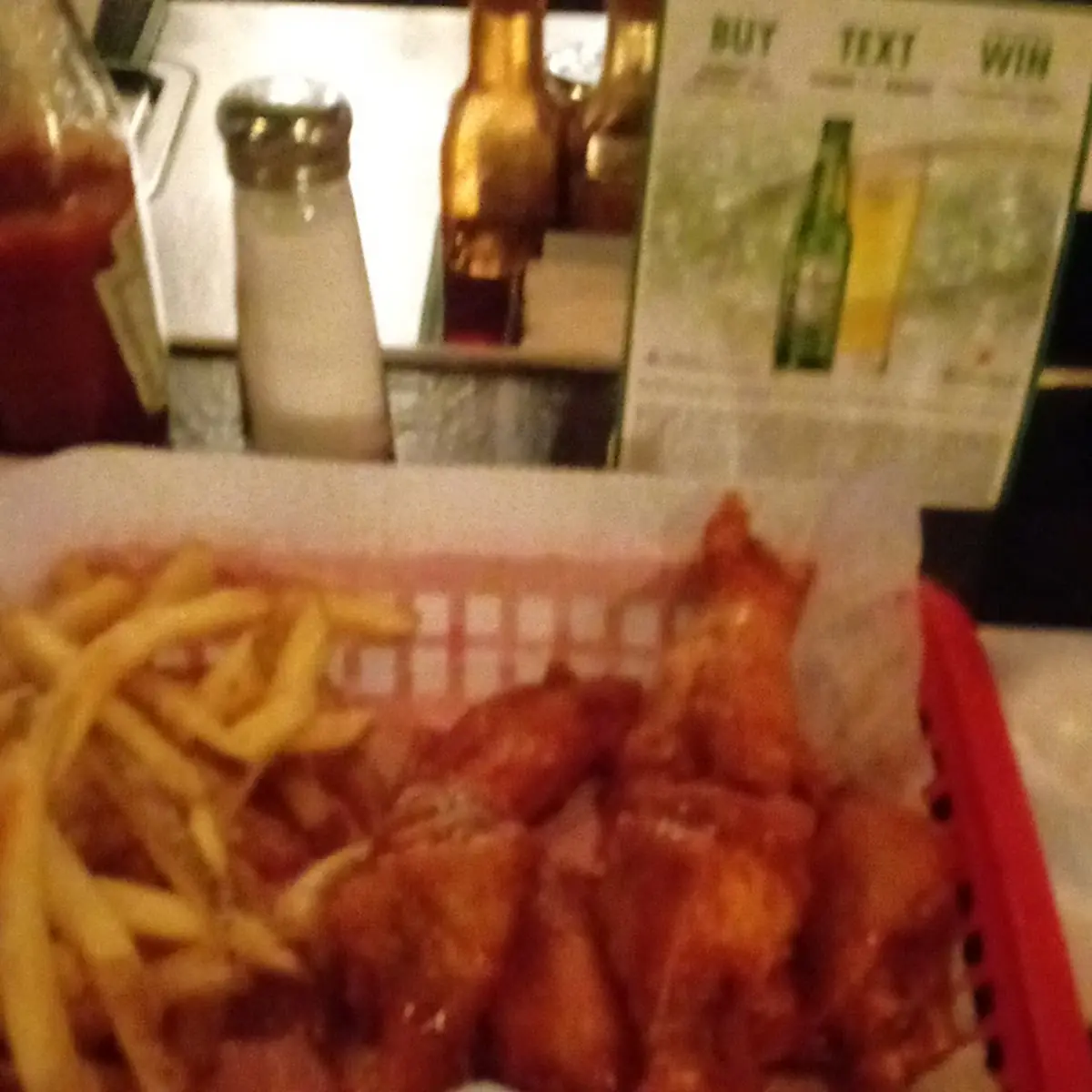 Half Dozen Wings and Fries
