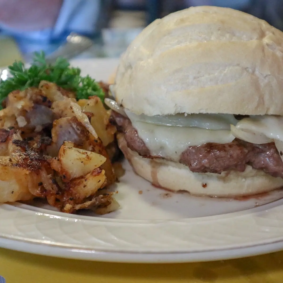 Swiss Onion Burger