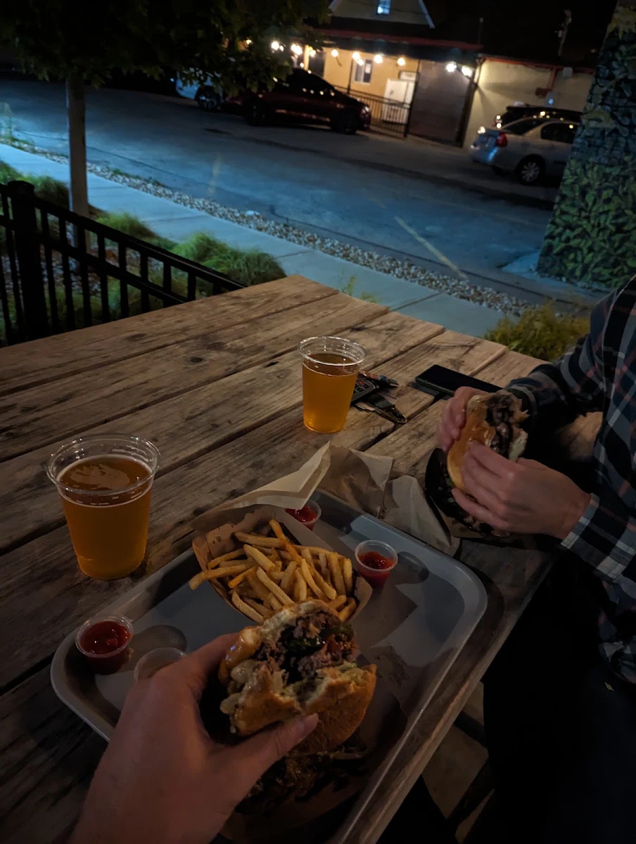 Burger and Fries