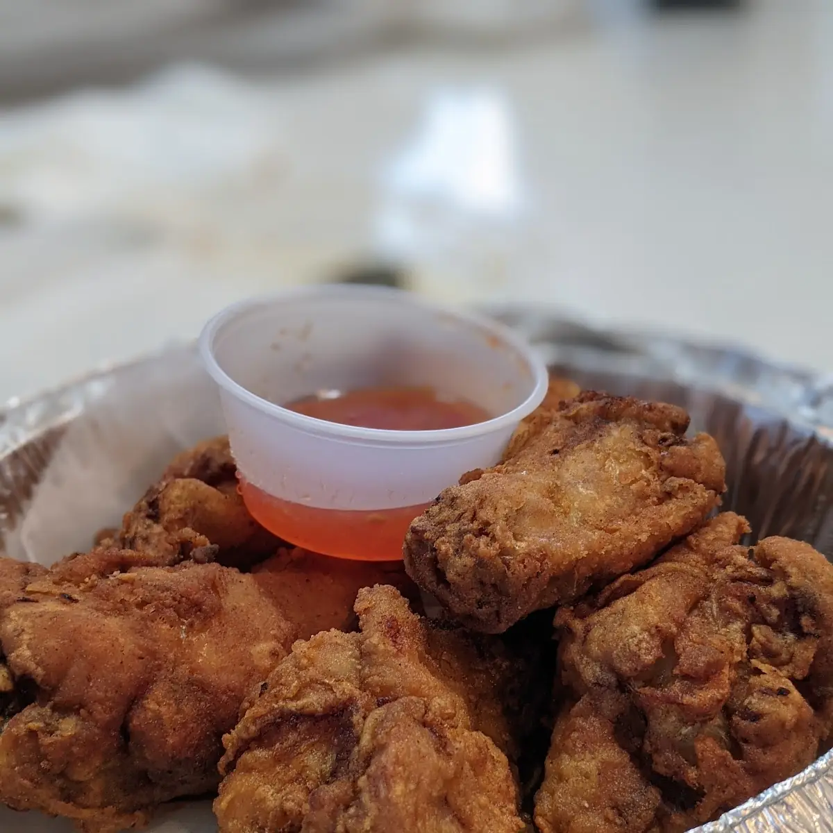 Thai Style Fried Chicken Wings