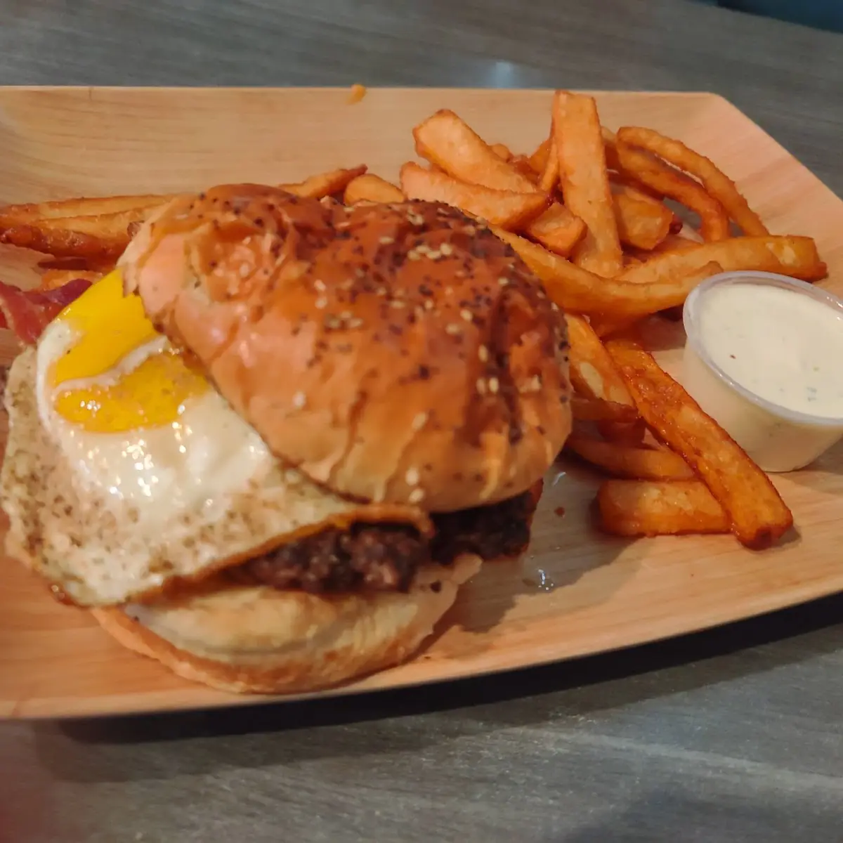 Brown Sugar Egg Burger