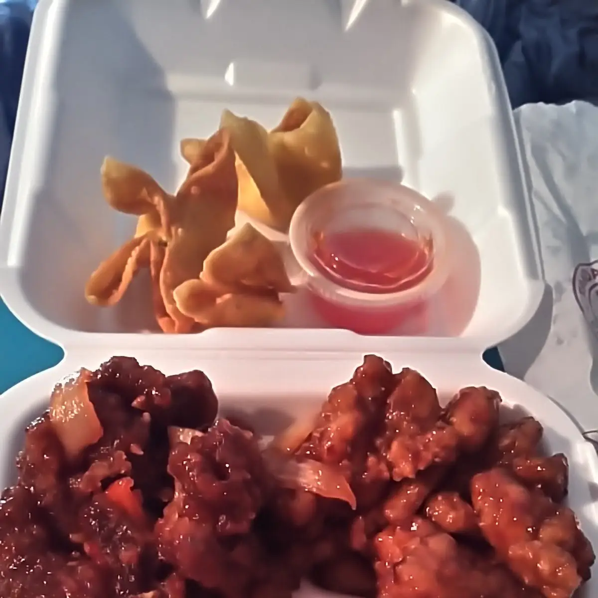 Beijing Beef Orange Chicken Fried Rice