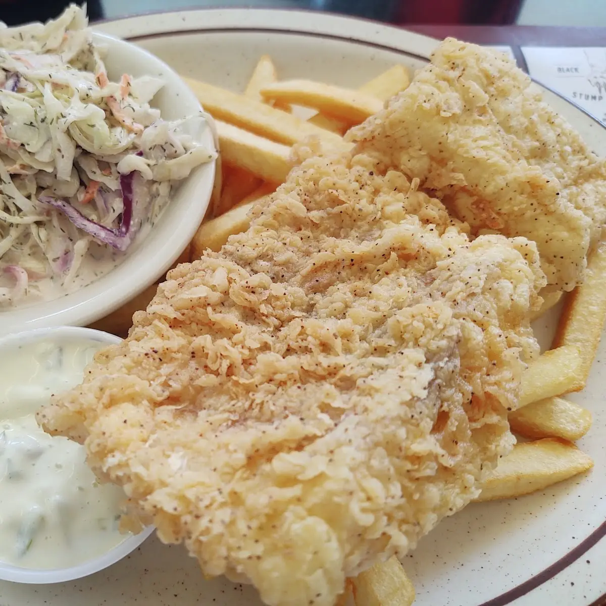 Fried Cod and Fries