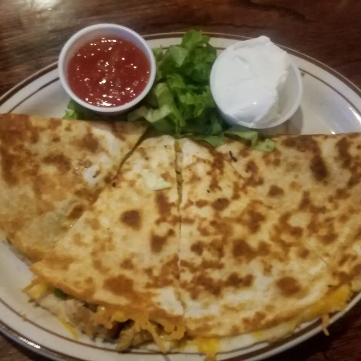 Grilled Chicken Quesadilla