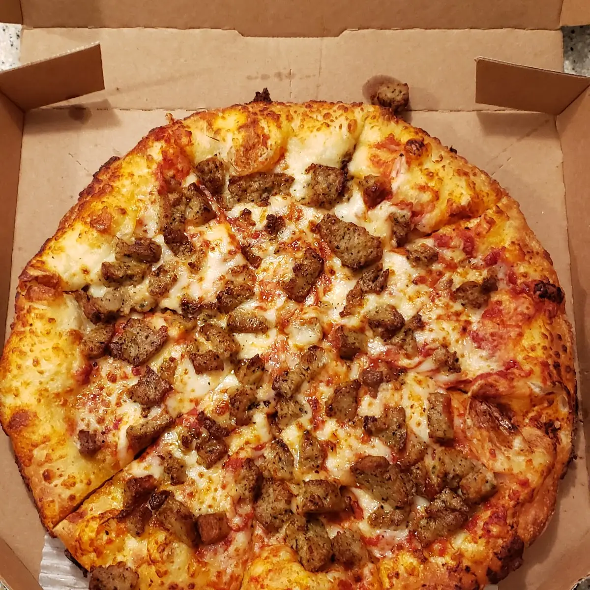 Handmade Sausage Pizza