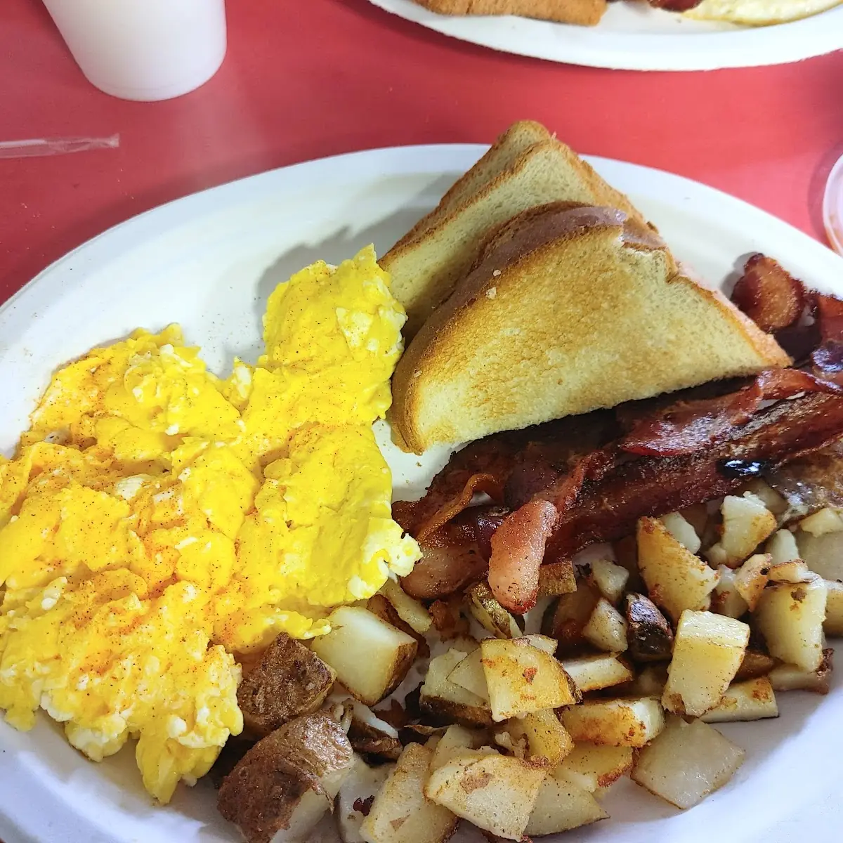 Bacon or Sausage Egg