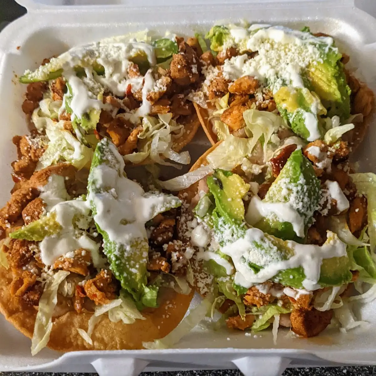 Chicken Tostada