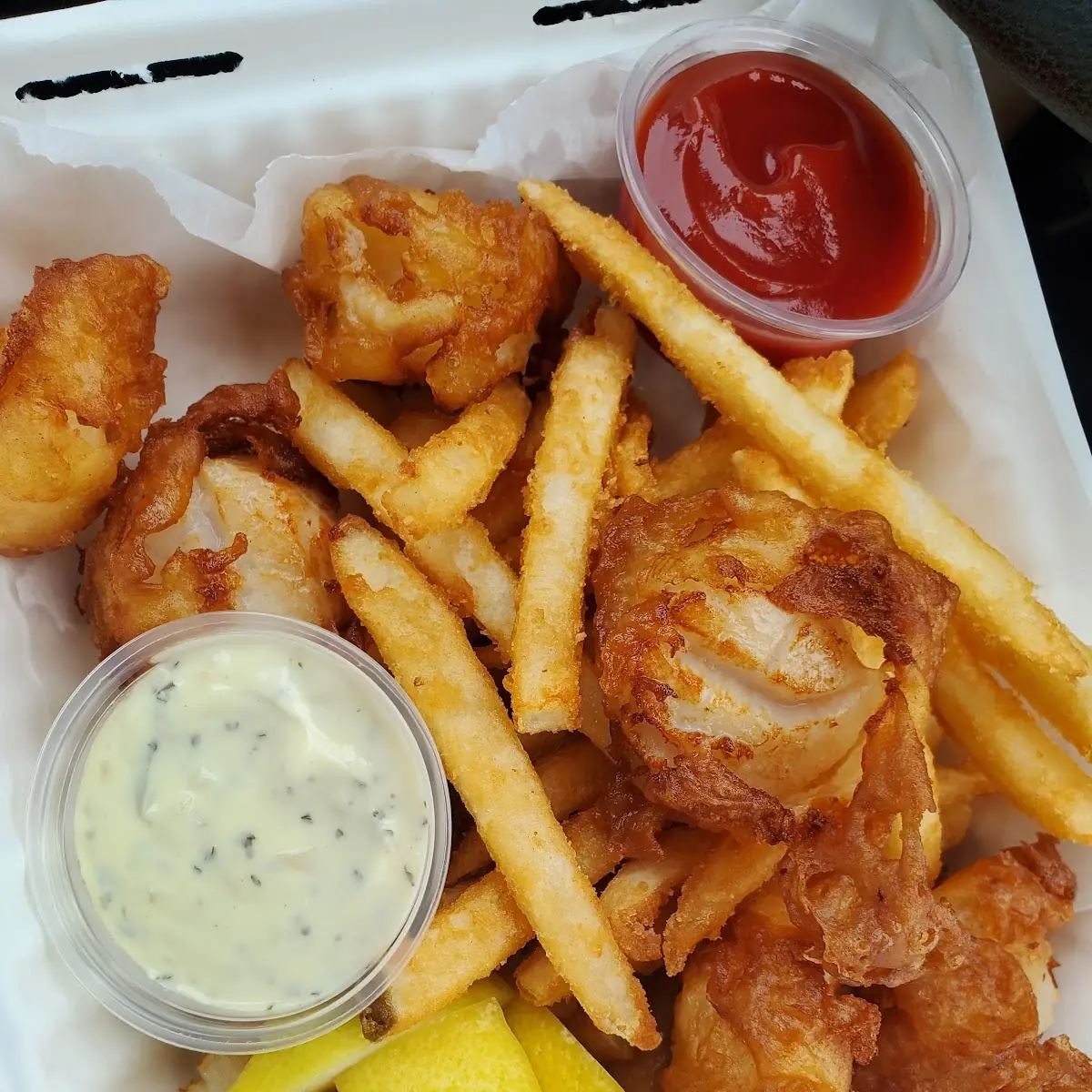 3 Piece Halibut Fish and Chips