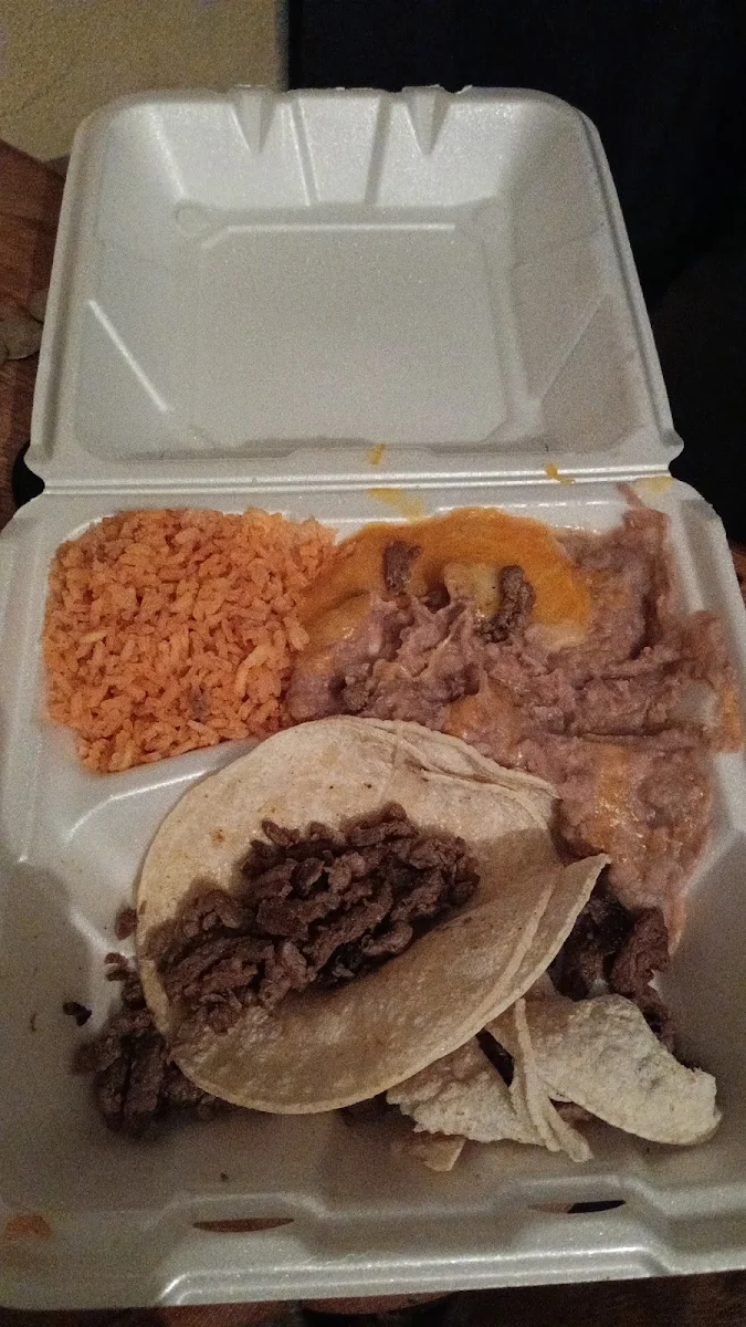Carne Asada Taco Plate
