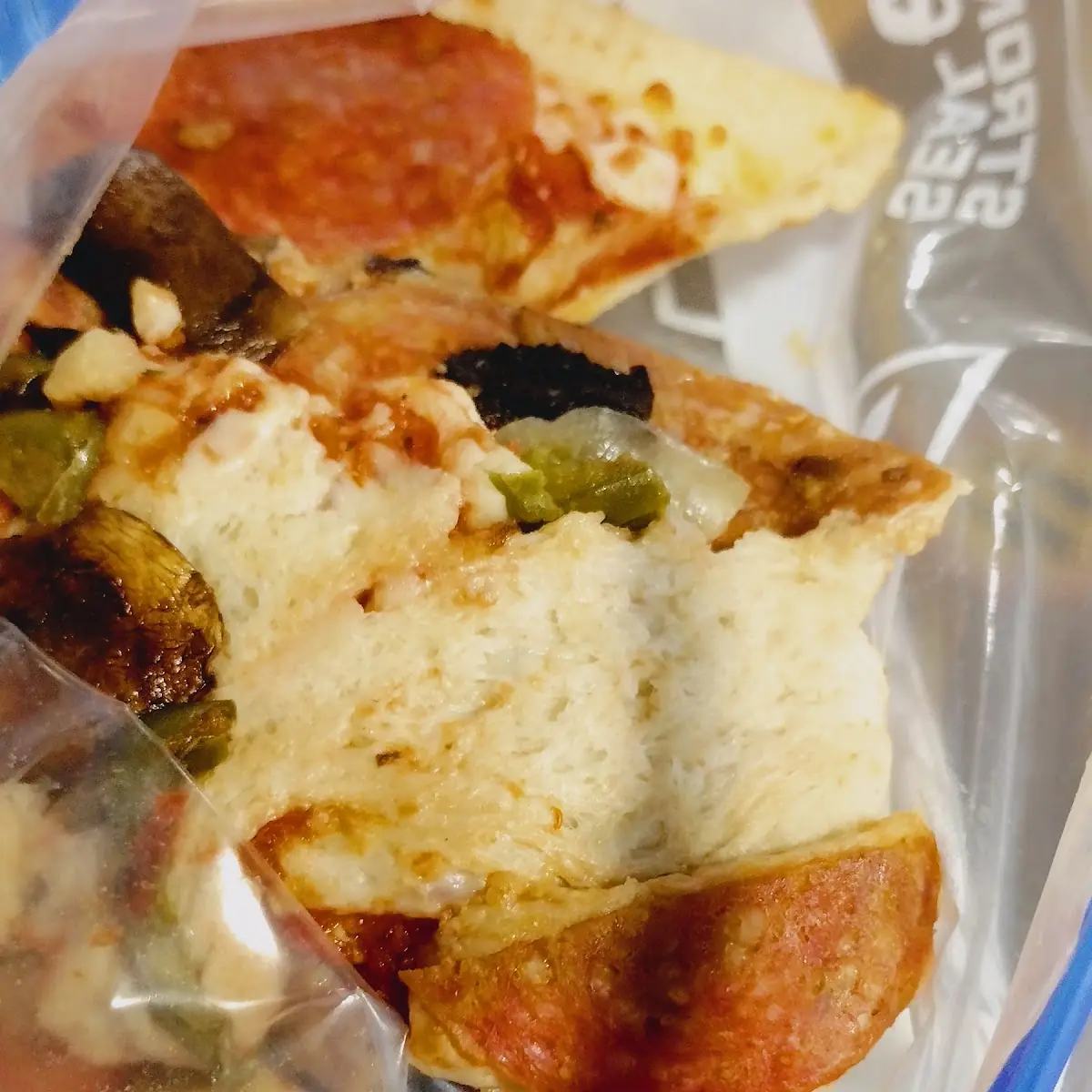 Supreme Pizza Severely Undercooked