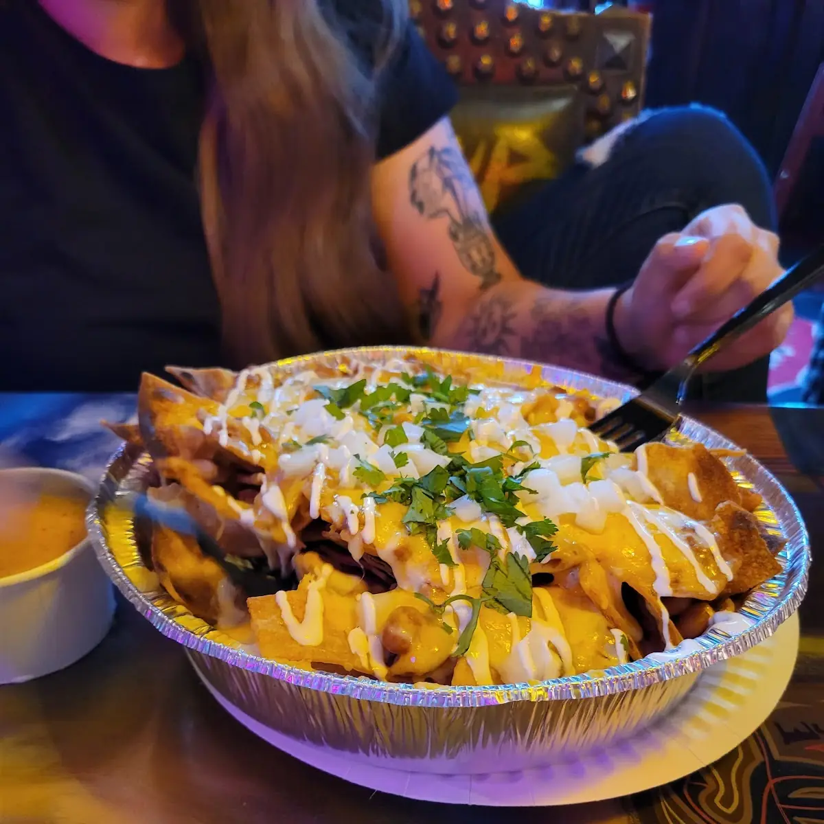 Vegan Nachos Supreme