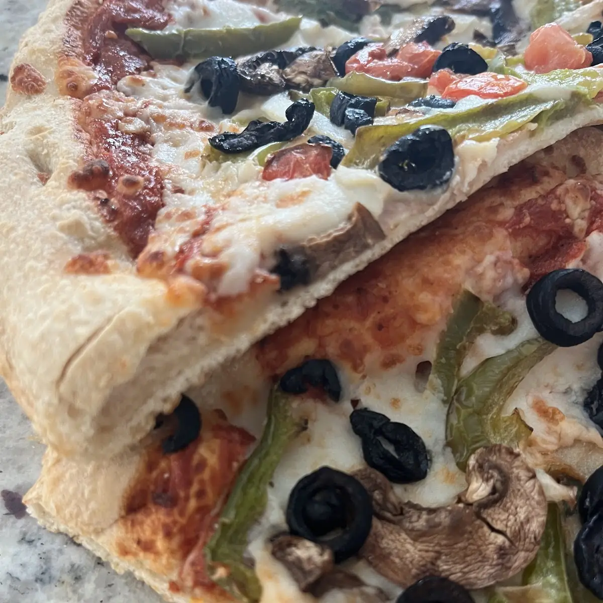 Veggie Pizza Half Baked