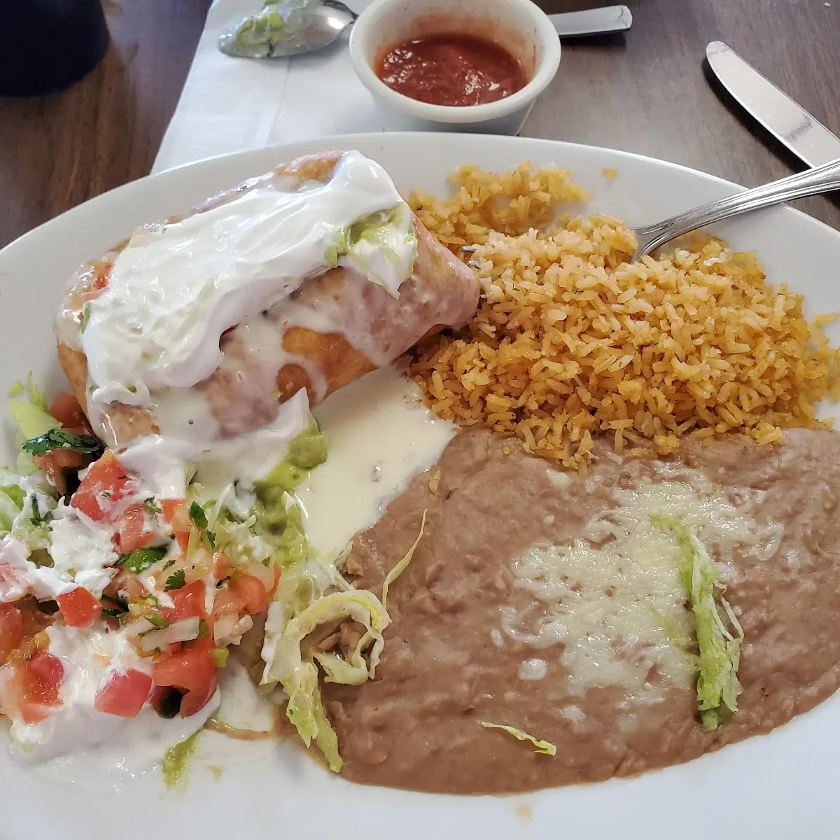 Ground Beef Chimichanga