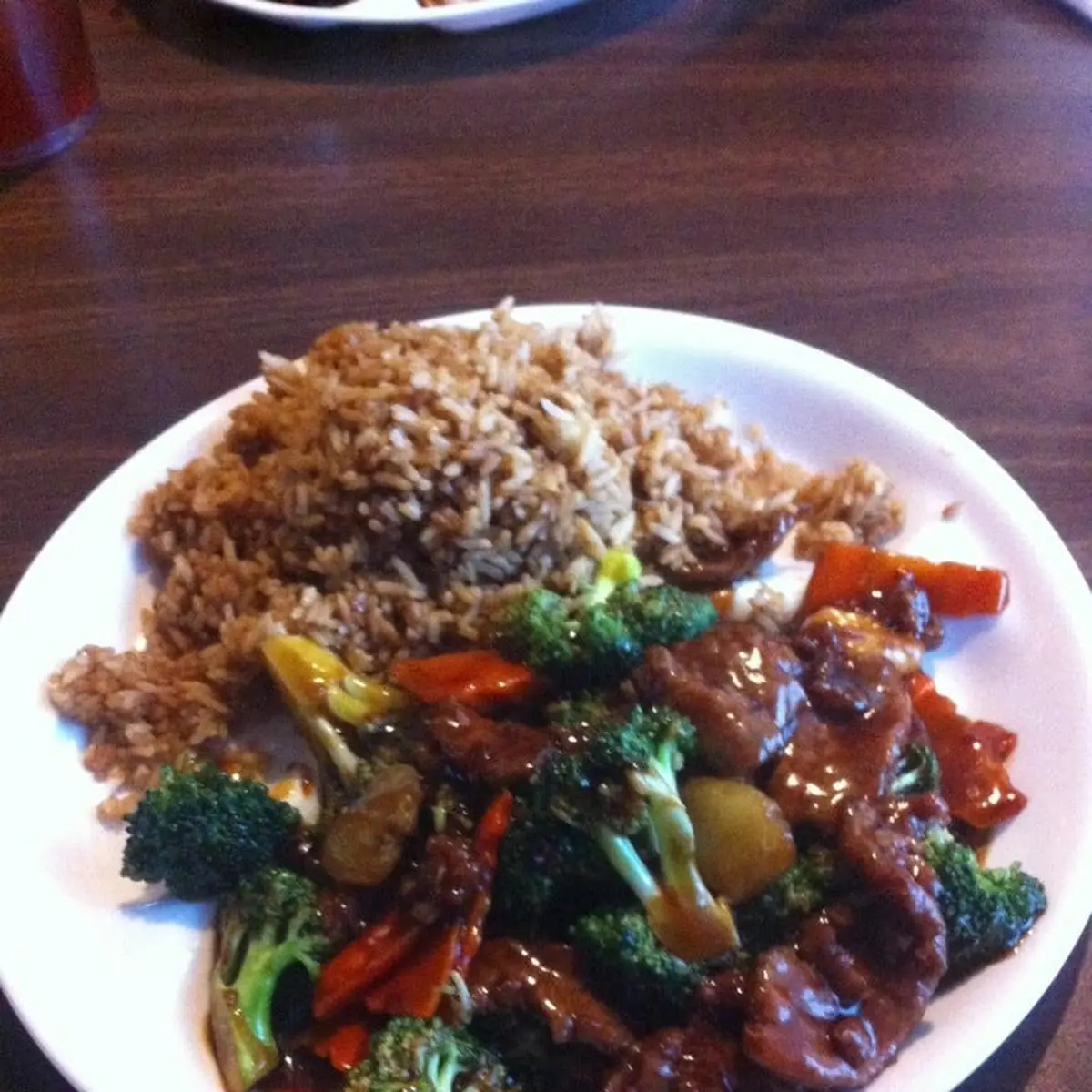 Broccoli in Garlic Sauce Combo Plate