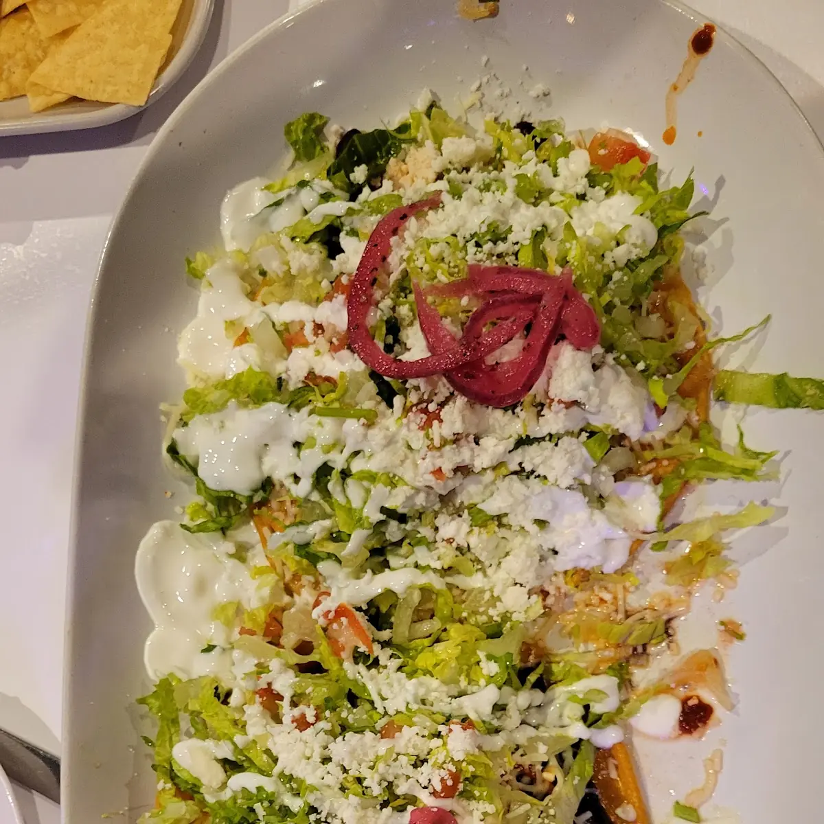 Chicken Tostada
