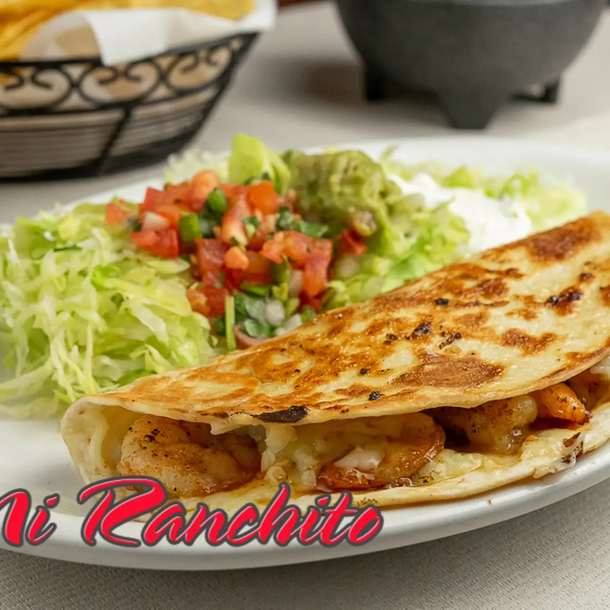 Chile Verde Pork Quesadilla
