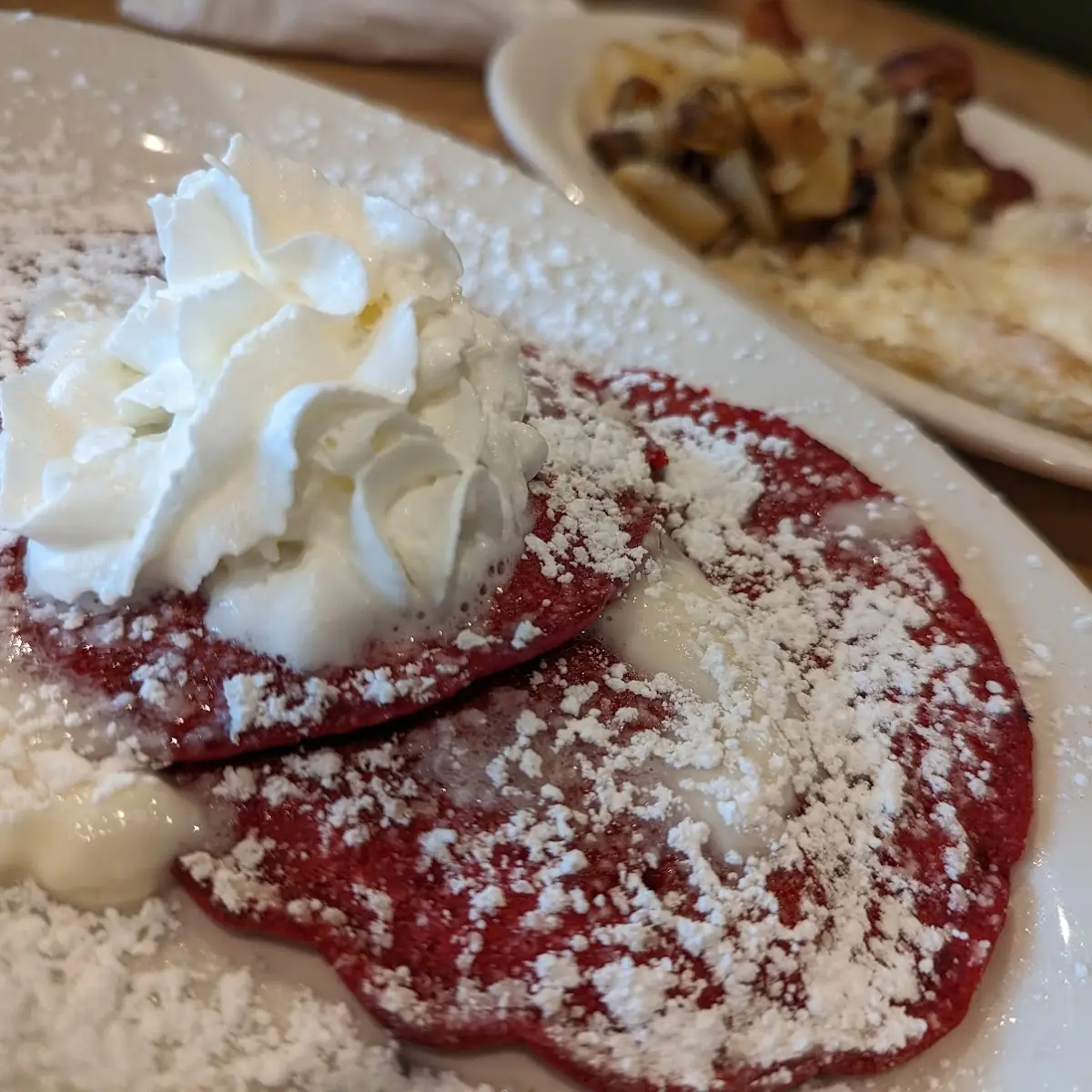 Red Velvet Pancakes
