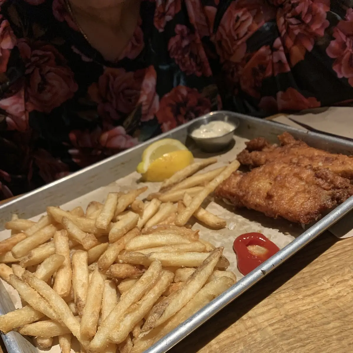 BJ's Brewhouse Blonde Fish 'N' Chips