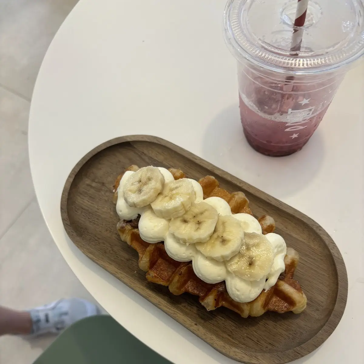 Banana Nutella Croffle