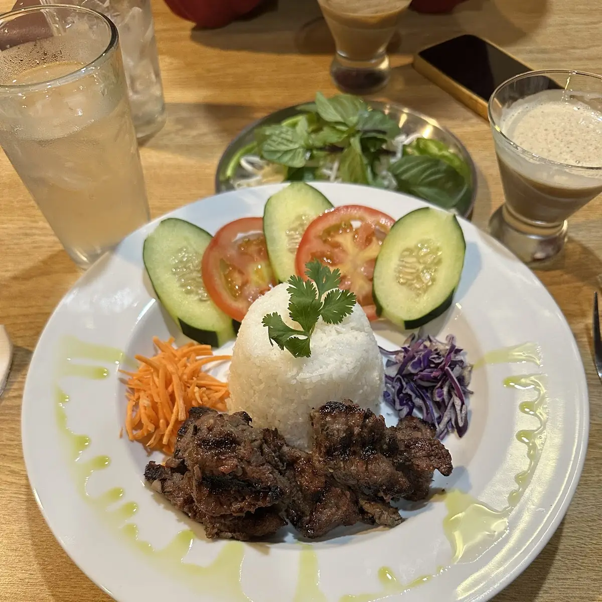 Steak Bites and Rice