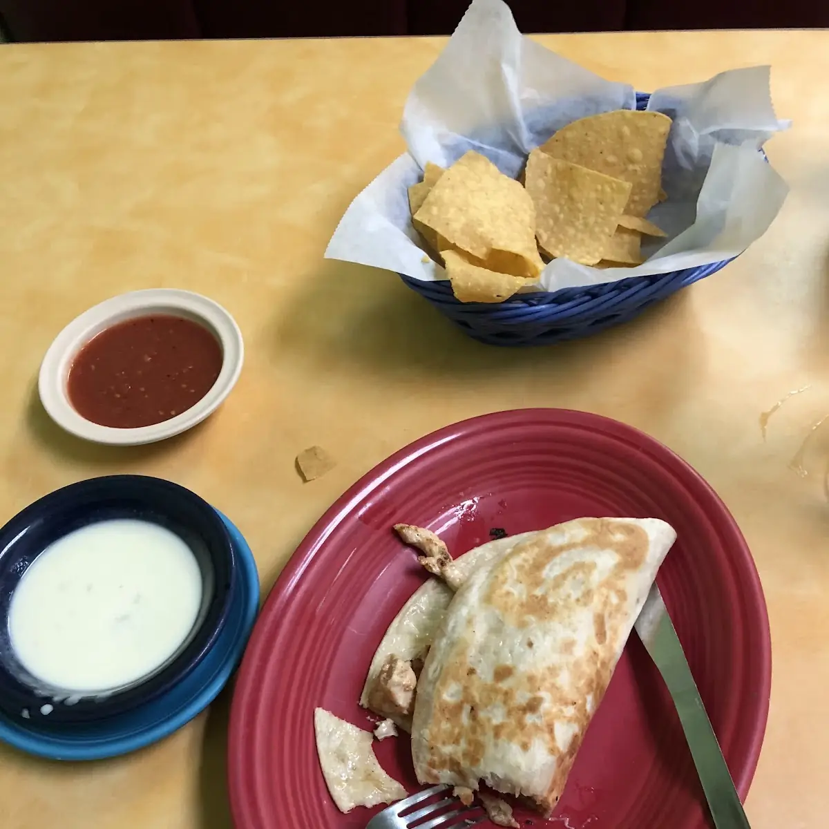 D. One Bean Burrito, One Cheese Quesadilla and One Chalupa