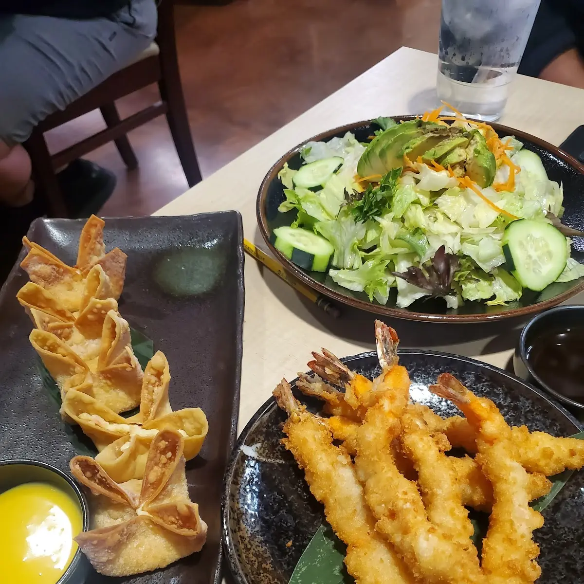 Yaki-Shabu Shrimp Tempura