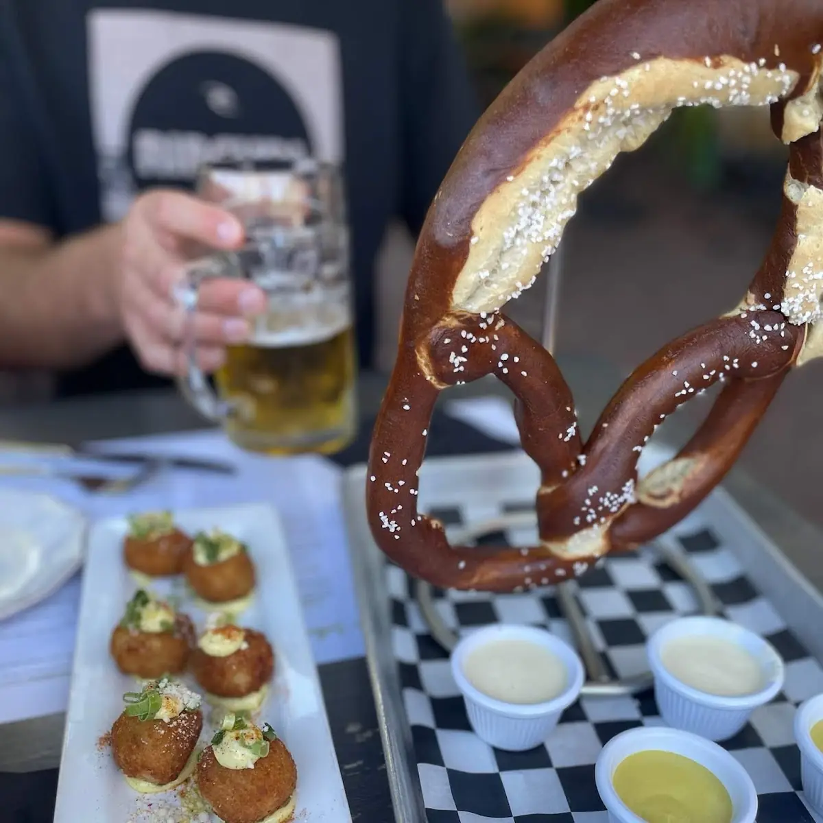 A Big Warm Bavarian Pretzel V