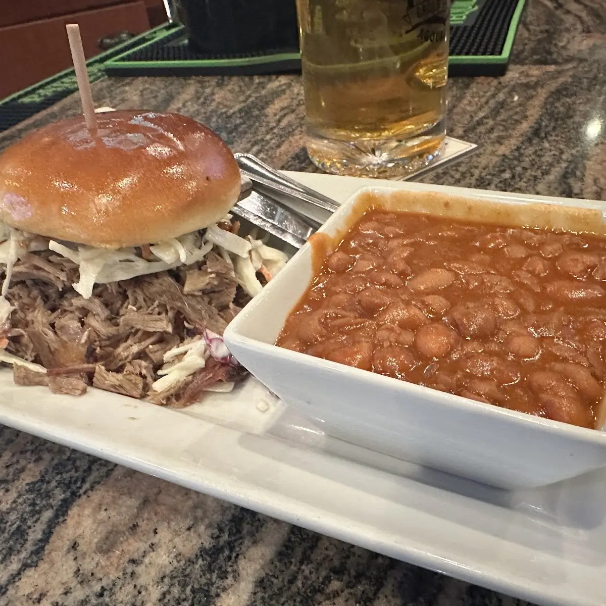 Pulled Pork Sandwich Southern Style