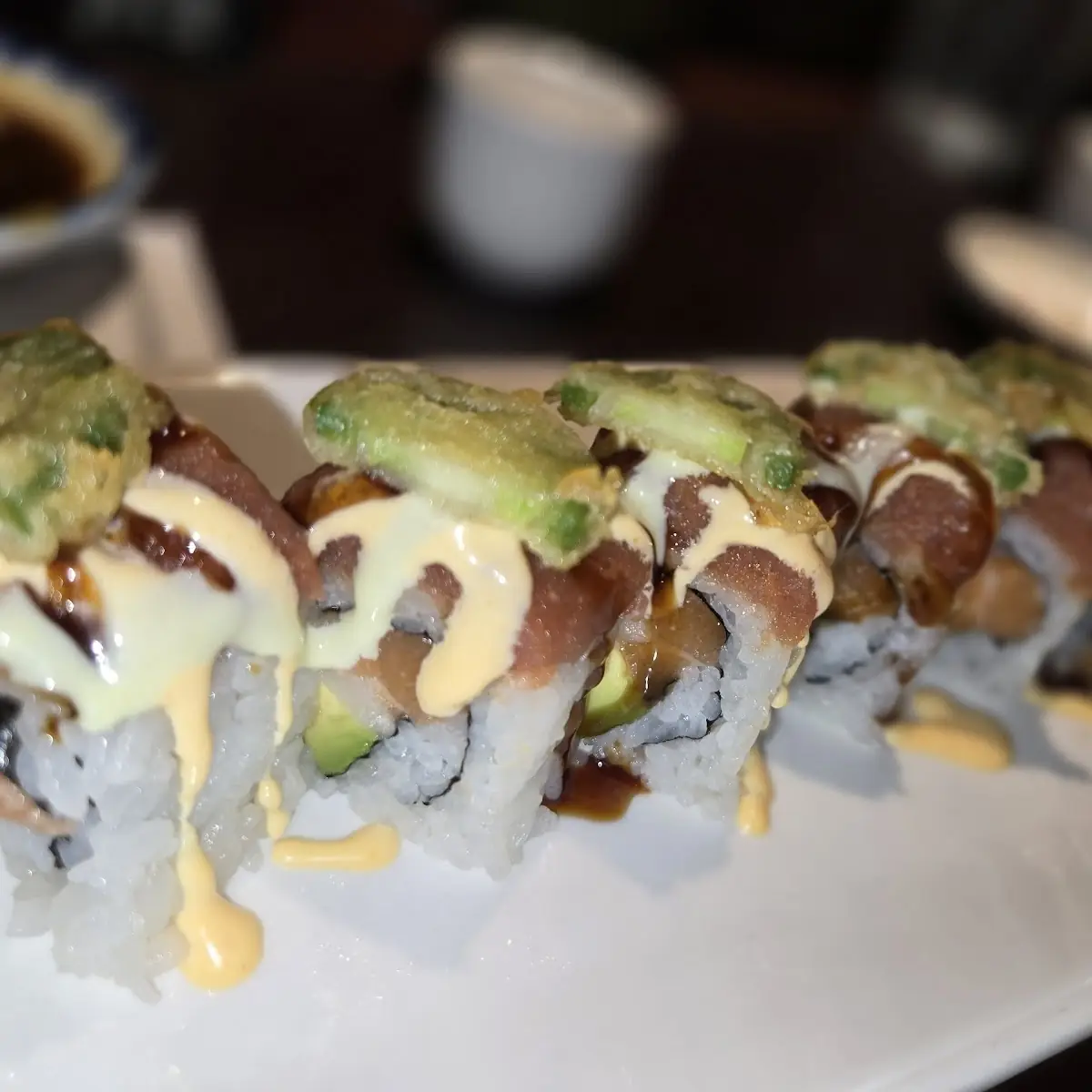Negi Hamachi Tempura Maki