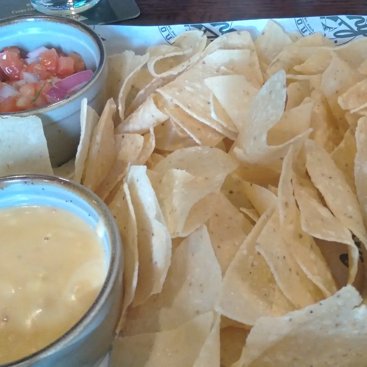 Chips and Queso Dip