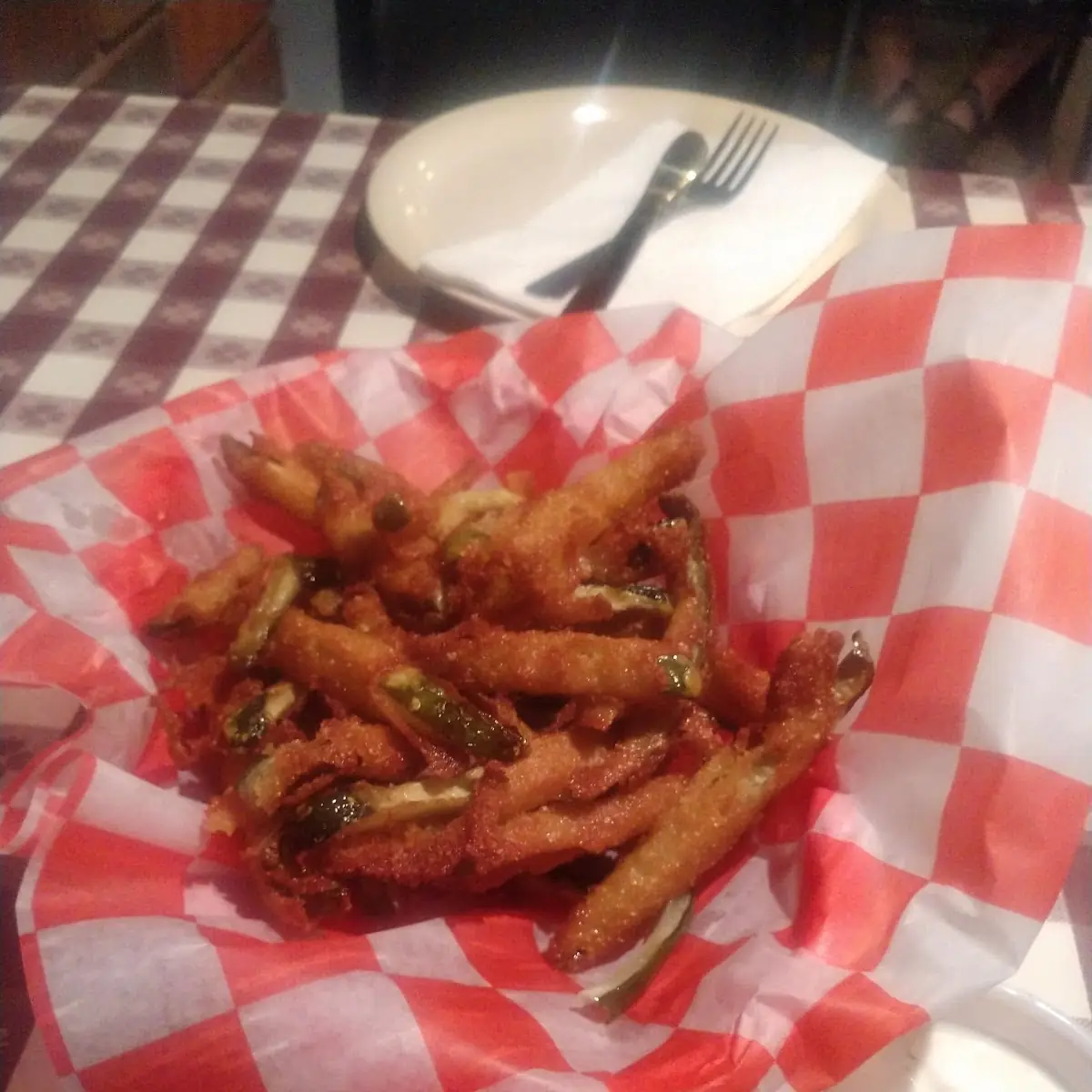 Pickle Fries with Ranch Dressing