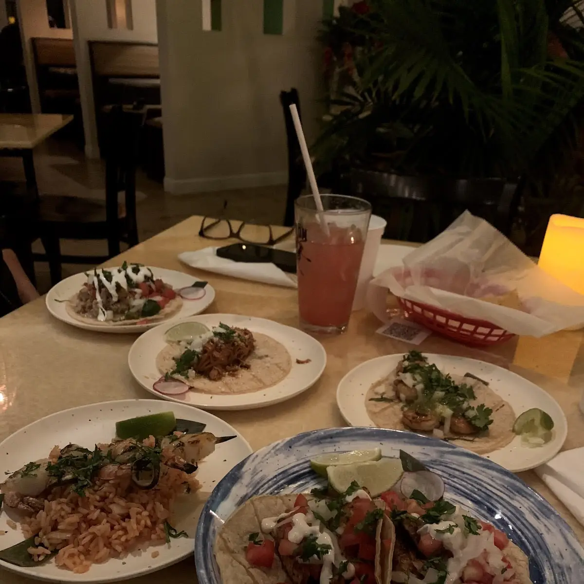 Chicken and Shrimp Tacos