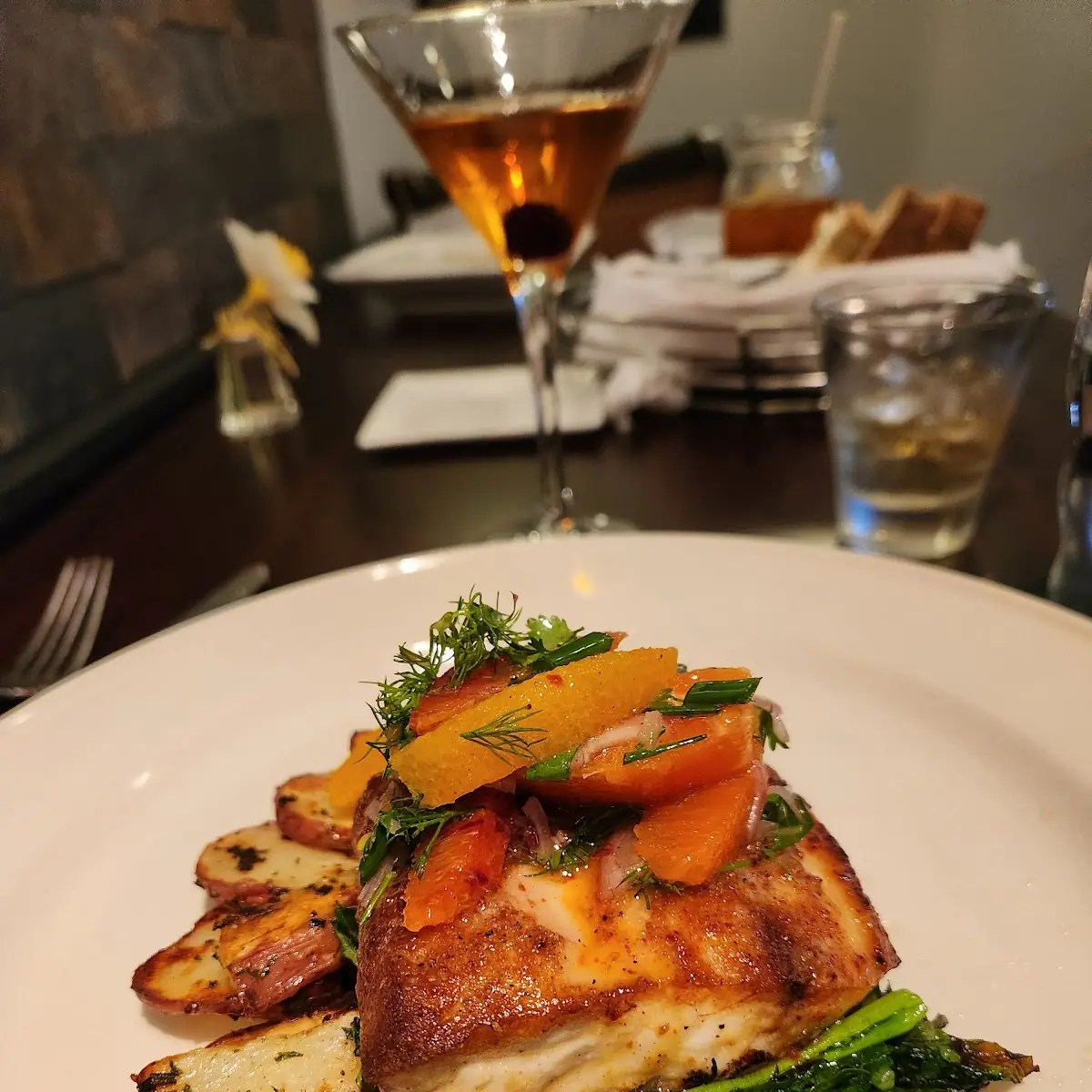 Cast Iron Seared Grouper