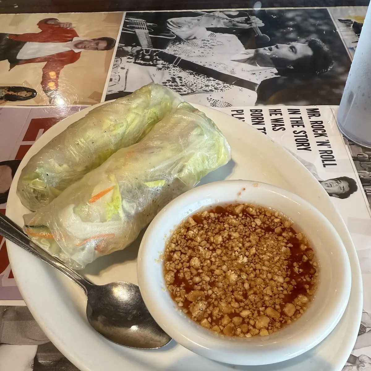 Fresh Spring Rolls with Peanut